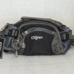 ENGYEN Waist bag, Fanny pack, Adjustable strap, Adjustable water bottle holder